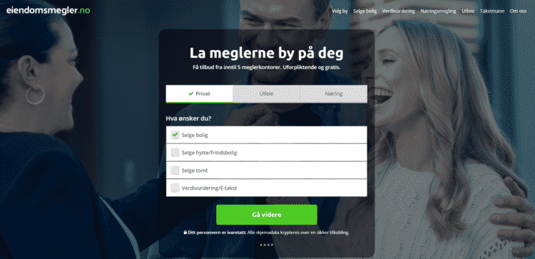 Eiendomsmegler.no - Hovedtjeneste er skreddersydd anbudstjeneste
