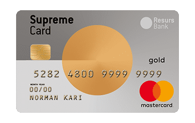 Supreme Card - Betale alt på en gang eller dele det opp - Fleksibelt og sikkert kredittkort