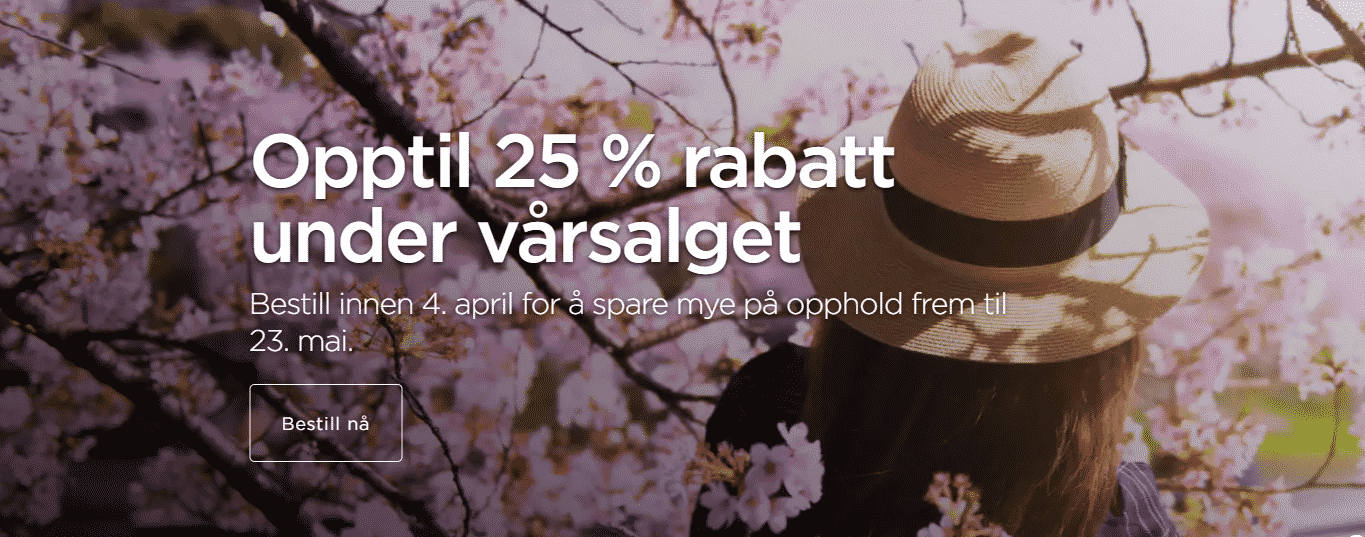 Rabattkode - I vårt eksklusive vår salg kan du spare opptil 25%