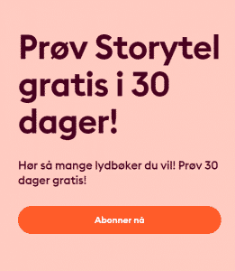 Studentrabatt på Storytel Unlimited med 30 dager gratis.