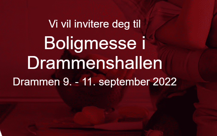 Gratisbillett til Boligmessen i Drammenshallen 9. - 11. september