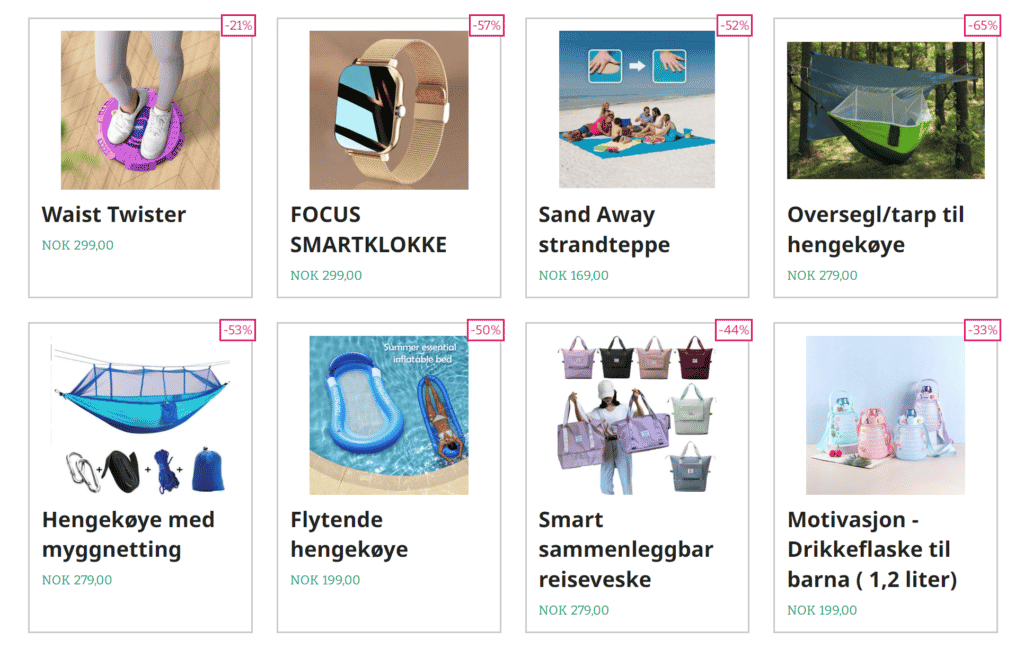 Celis marked med maks pris på 299 kr på produkter