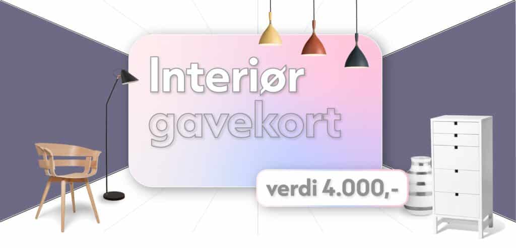 Vinn et gavekort på 4000 kr i spareklubbens interiørkonkurranse!