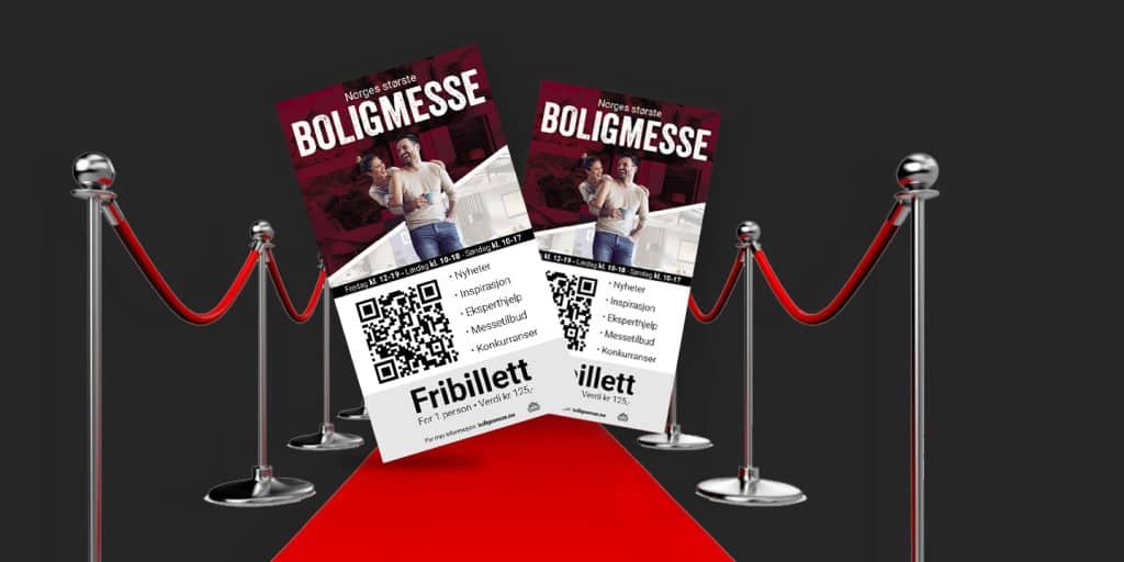 Gratisbillett Boligmessen Oslo-Fornebu 4-6 November