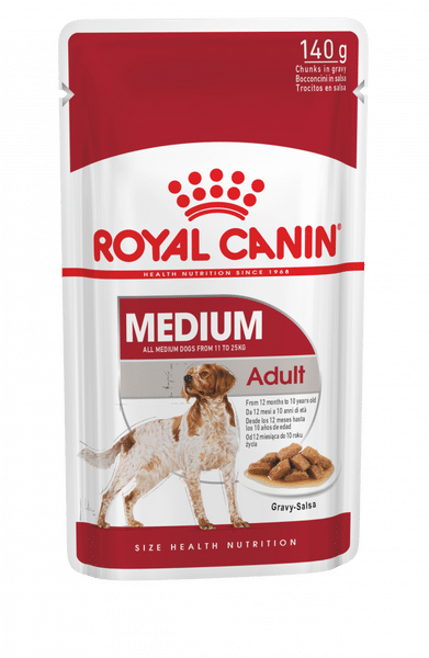 Royal Canin Medium Adult Våtfôr 10 x 140g