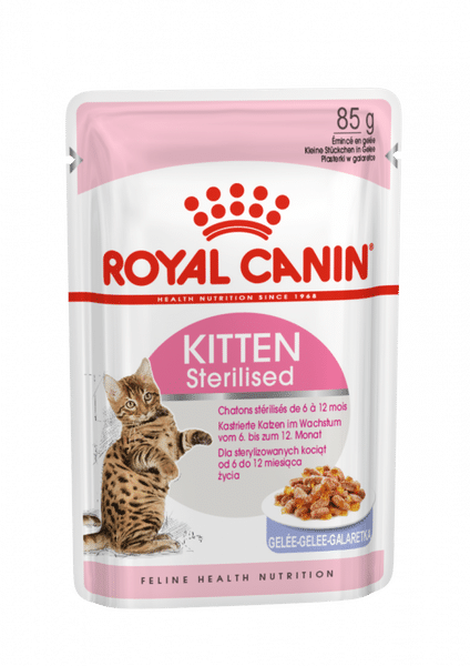 Royal Canin Kitten Sterilised Jelly 12 x 85g