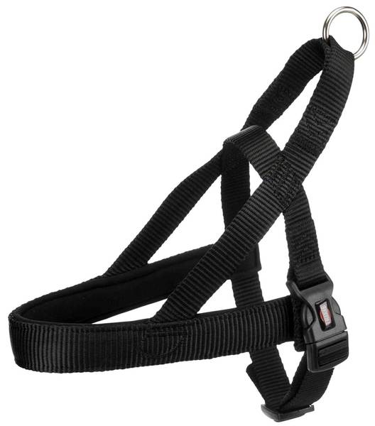 Sort premium hundesele med padding