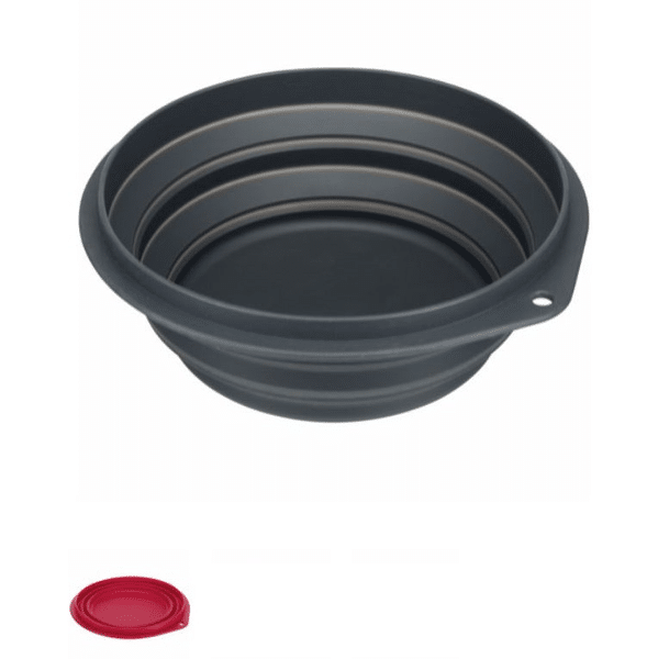 1 l sammenleggbar silikonskål for hund