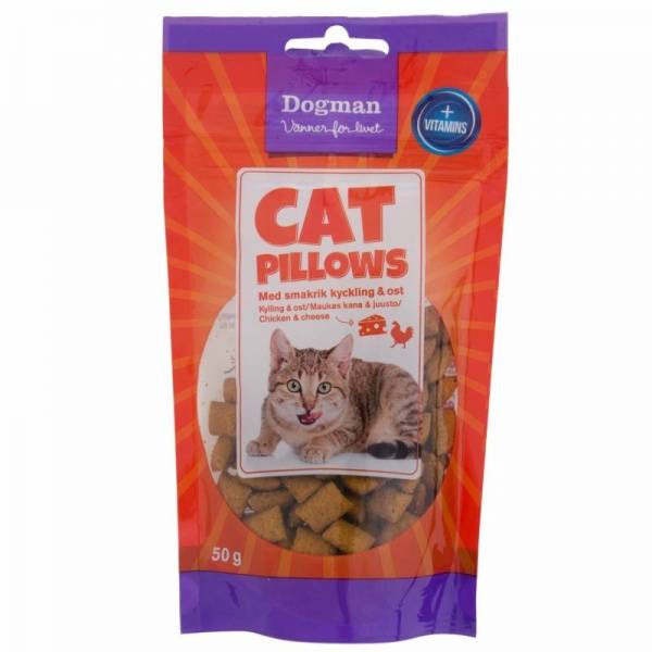 Cat Pillows med kylling og ost