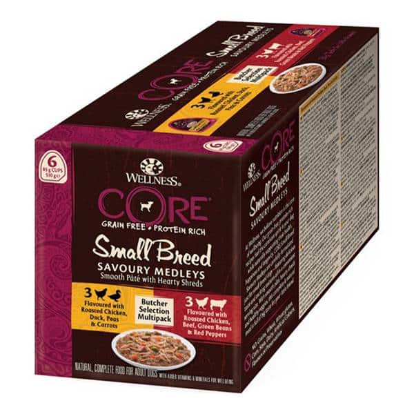 CORE Small Breed Savoury Medleys Butcher Multipack våtfôr til hund 6pk