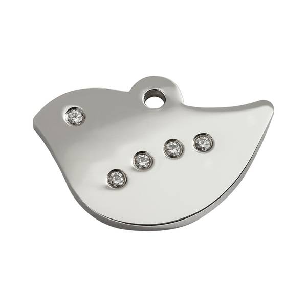 ID-brikke med diamant - Fugl