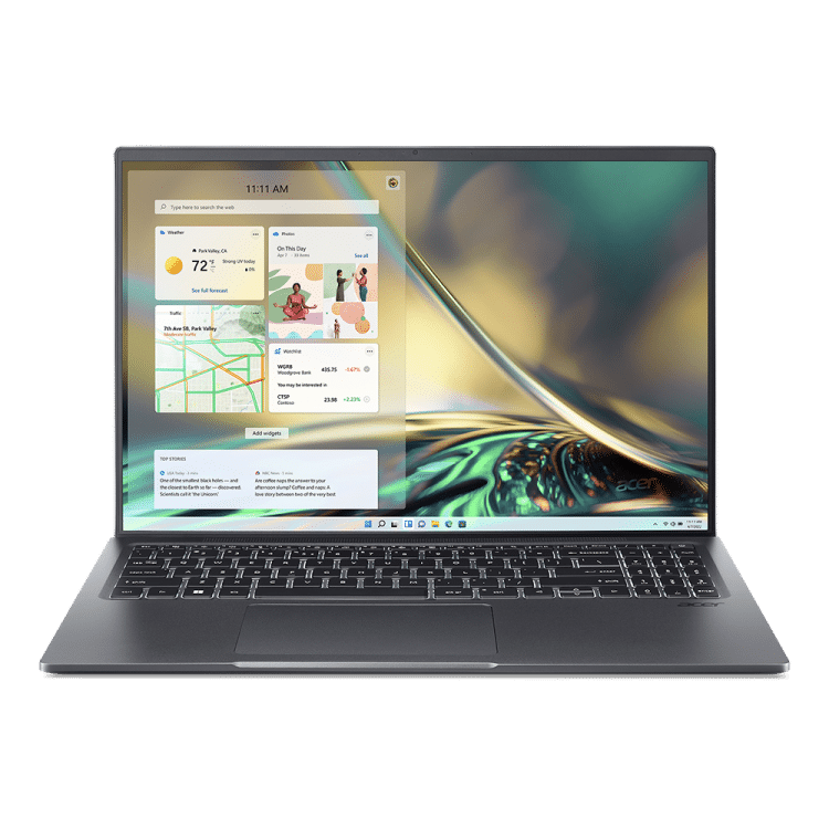 Acer Swift X Ultratynn bærbar PC | SFX16-52G | Grå