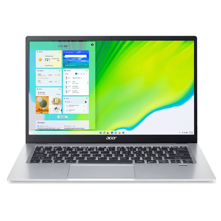 Acer Swift 1 Ultratynn bærbar PC | SF114-34 | Sølv
