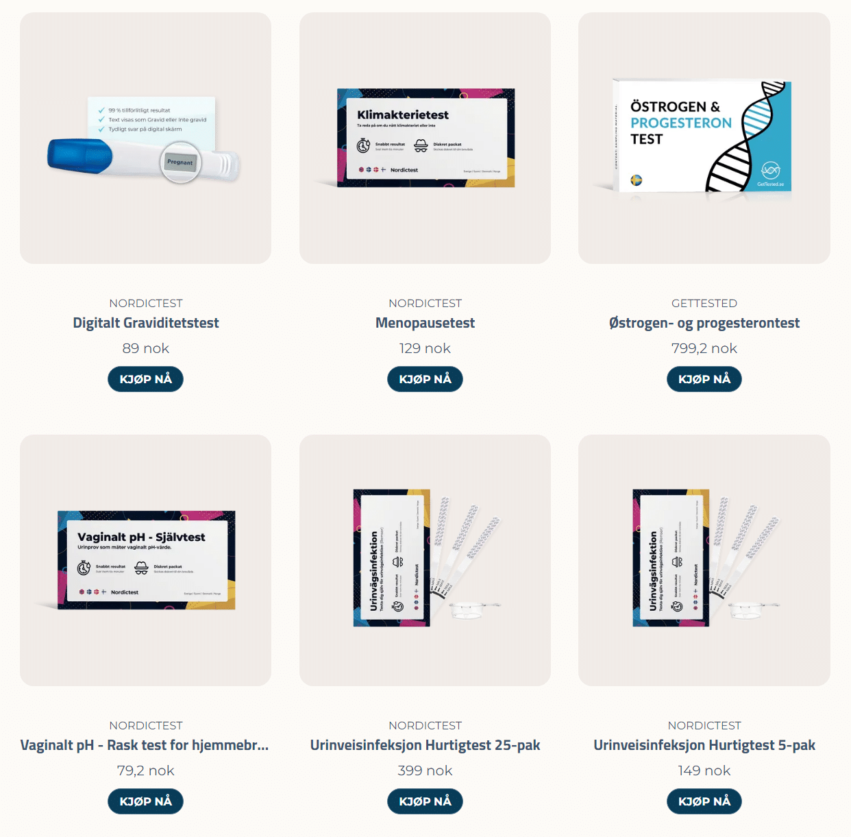 Nordic Test Rabattkode på 15% rabatt på ordreverdien