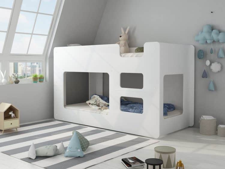 Cube køyeseng – Hvit