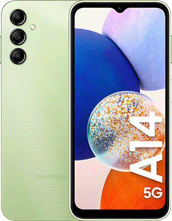 Samsung Galaxy A14 (128 GB) Lys grønn (Betal nå - med abonnement)