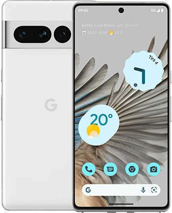 Google Pixel 7 Pro 128GB Snow (Betal nå - med abonnement)