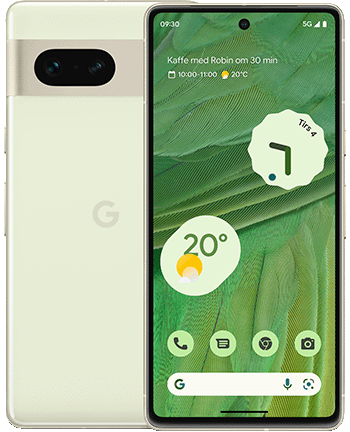 Google Pixel 7 256GB Lemongrass (Betal nå - med abonnement)