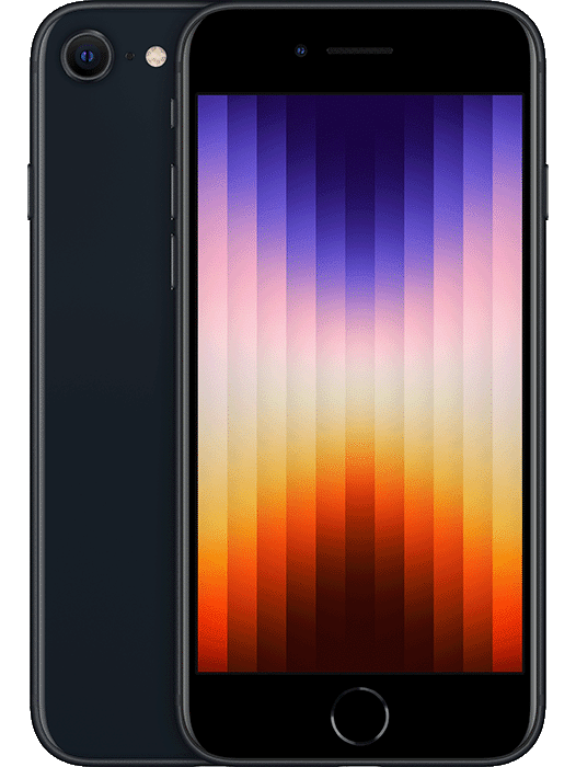 Apple iPhone SE (3rd) 128GB Midnight (Betal nå - med abonnement)