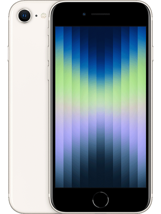 Apple iPhone SE (3rd) 256GB Starlight (Betal nå - med abonnement)