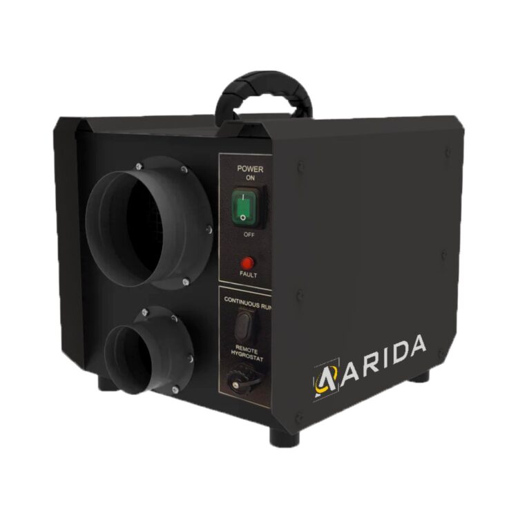 Arida Pro S19 fastmontert avfukter med HEPA-filter