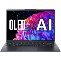 Acer Swift Go 16 OLED Ultratynn bærbar PC | SFG16-72 | Grå