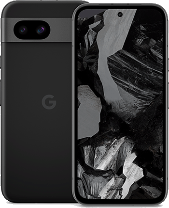 Google Pixel 8a 128 GB Obsidian (Betal nå - med abonnement)