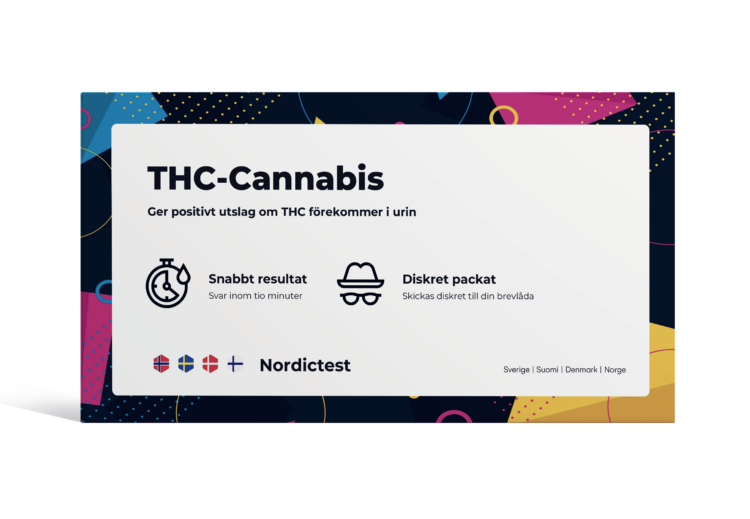 Legemiddeltest for privat bruk - Enkel å bruke og CE-merket (THC)