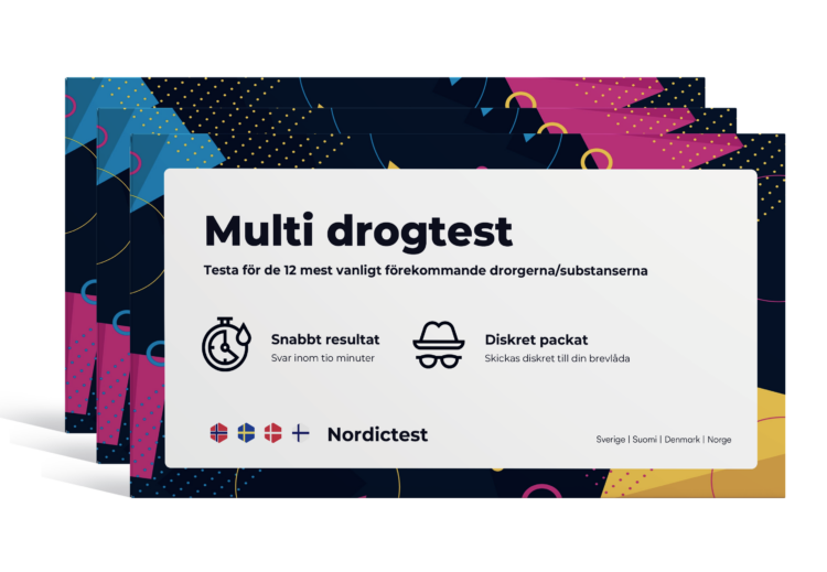 Multitest - 12 av de vanligste medikamentene 3-pakning