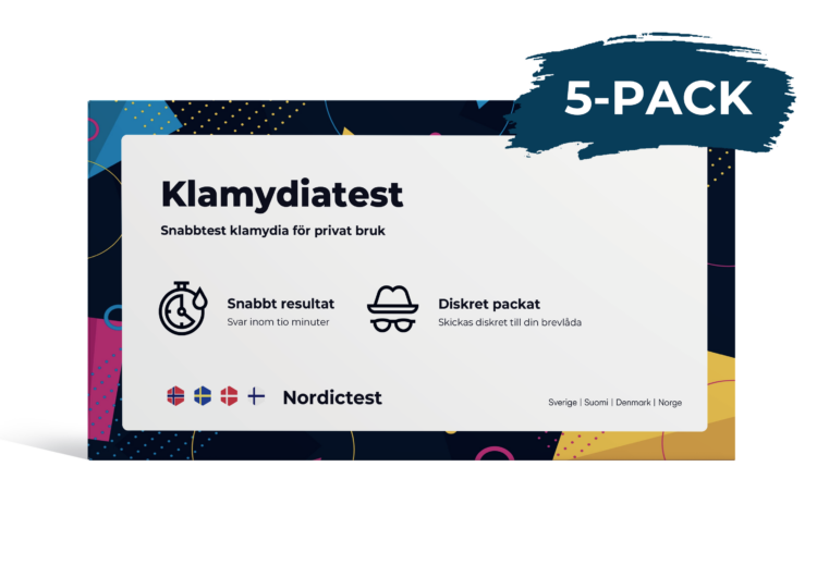 Klamydiatest - Snabbtest 5-pack