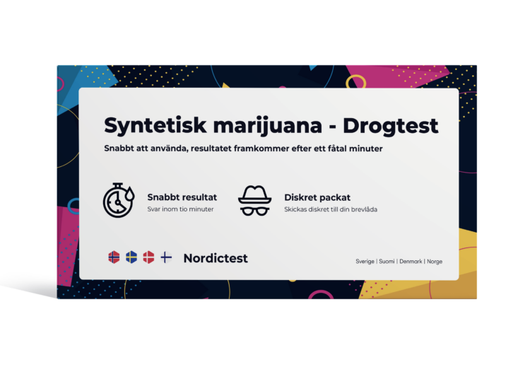 Legemiddeltest for privat bruk - Enkel å bruke og CE-merket (Synthetic Marijuana)