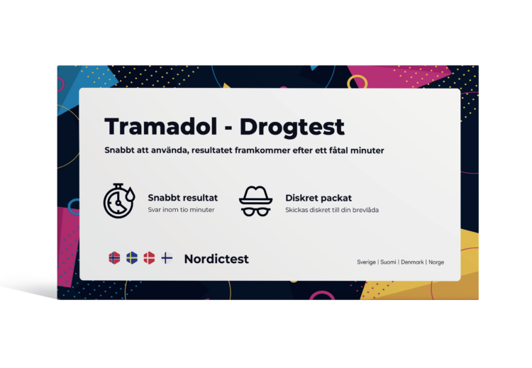 Legemiddeltest for privat bruk - Enkel å bruke og CE-merket (Tramadol)