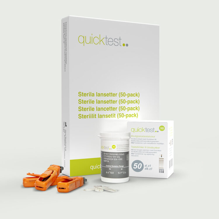 X6 Refill - Blodsukkerstrips 50stk