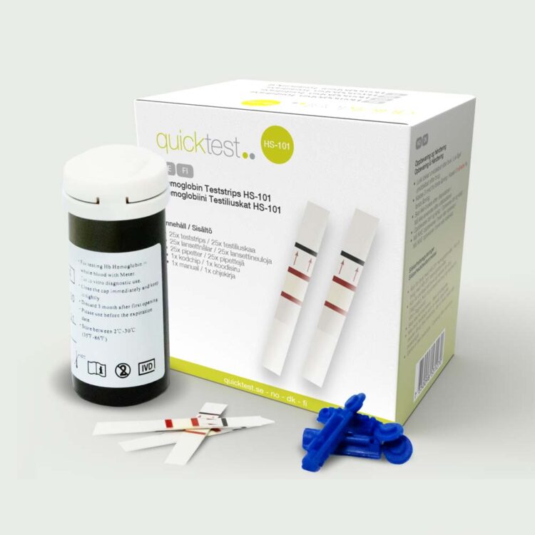 Hb Refill - Teststrips 25 stk