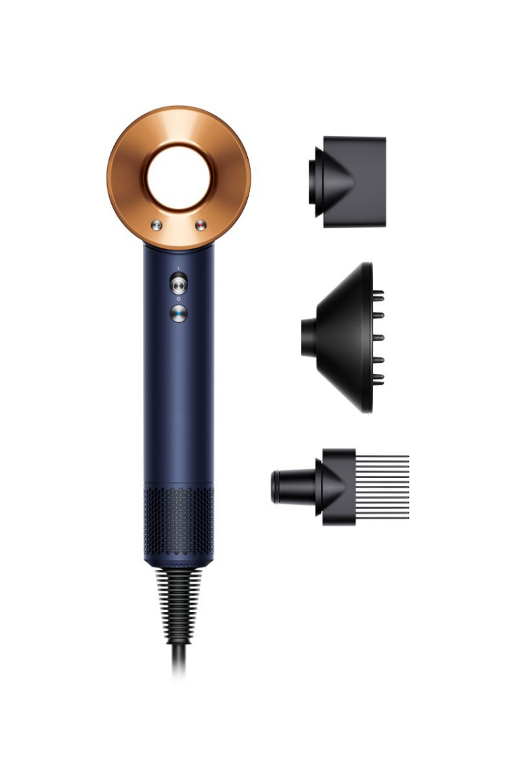 Dyson Supersonic™ hårføner Curly+Coily (Prussian blue/Rich copper)
