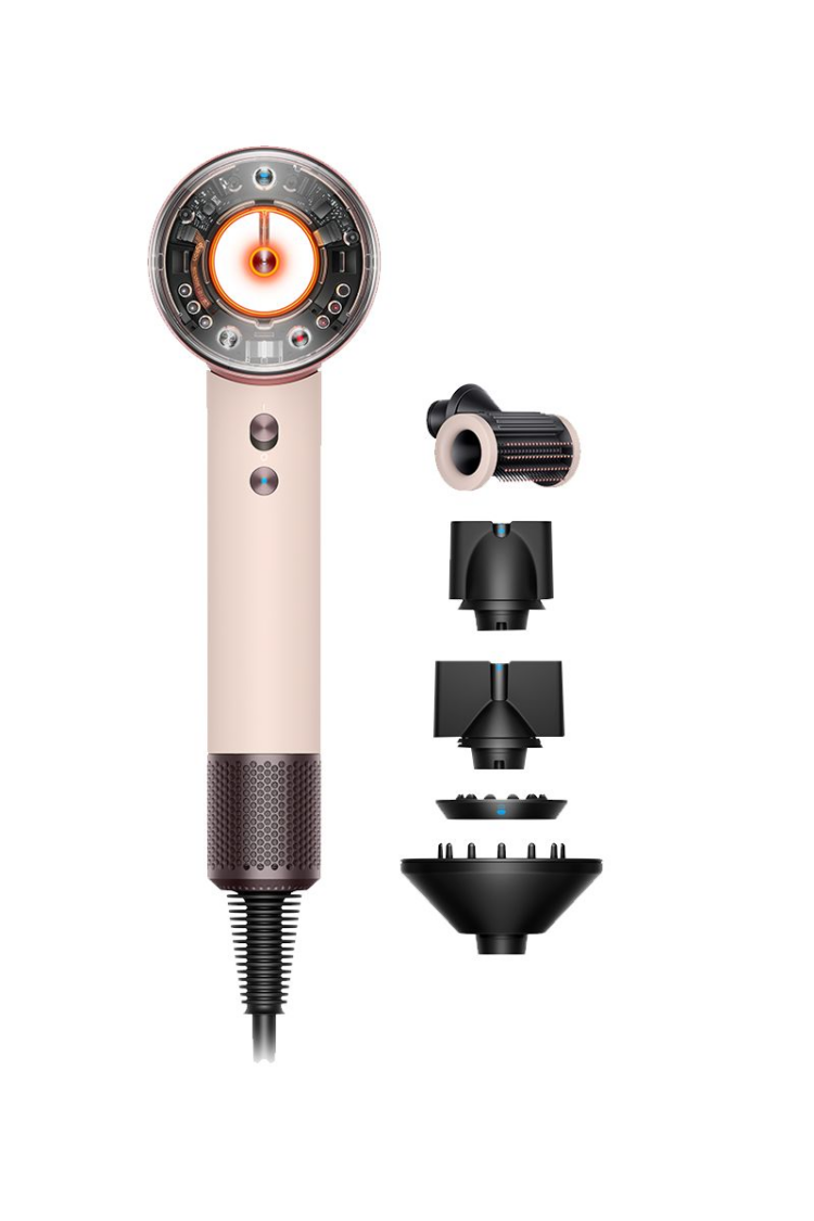 Dyson Supersonic Nural™ hårføner - Straight+Wavy (Ceramic Pink/Rose Gold)