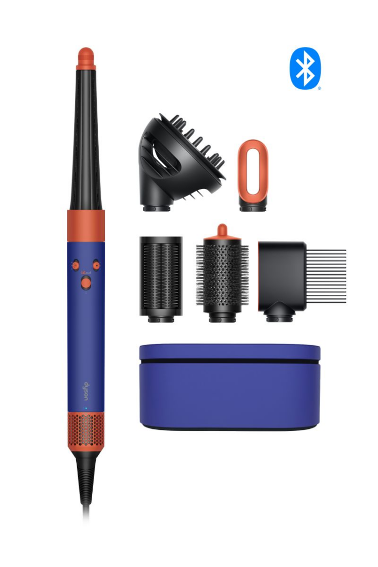Dyson Airwrap i.d.™ multi-styler og hårføner - Curly+Coily  (Vinca Blue/Topaz)