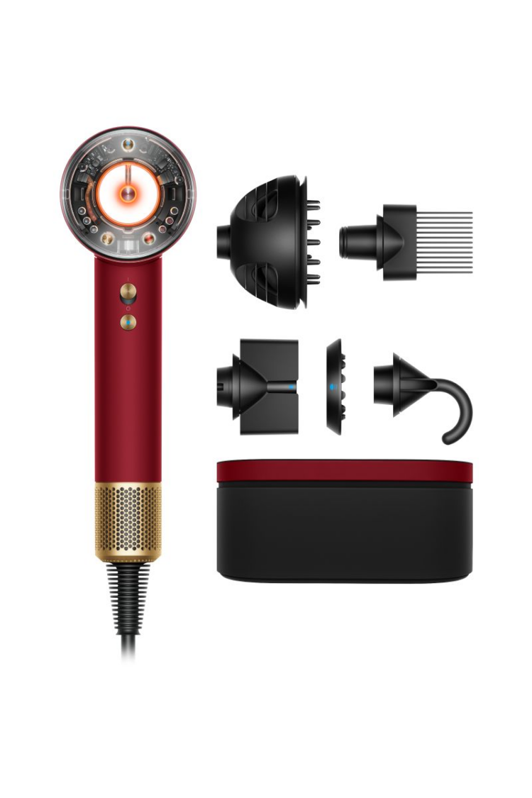 Dyson Supersonic Nural™ hårföner (Red Velvet/Gold)